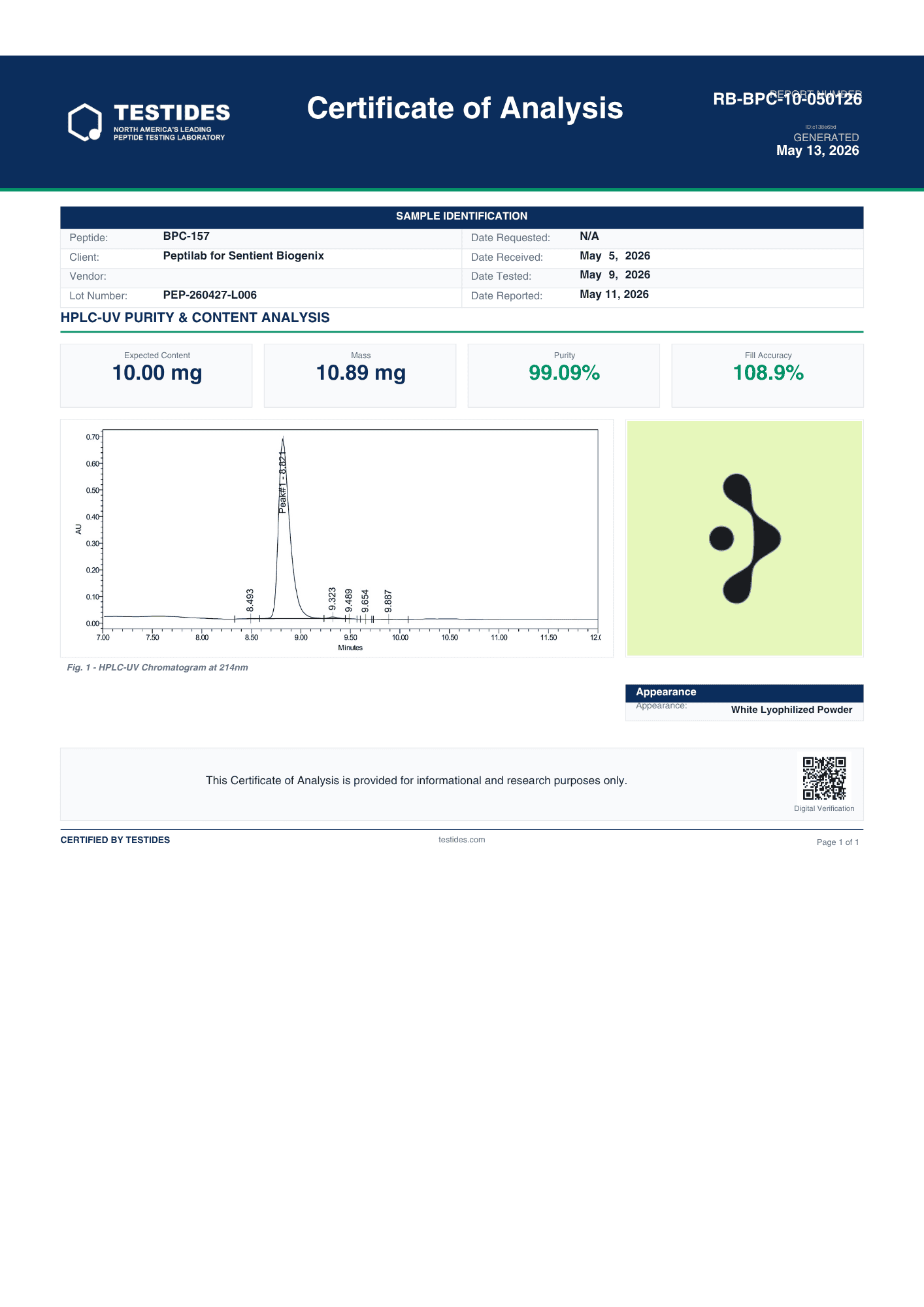 BPC-157 10mg - Image 2
