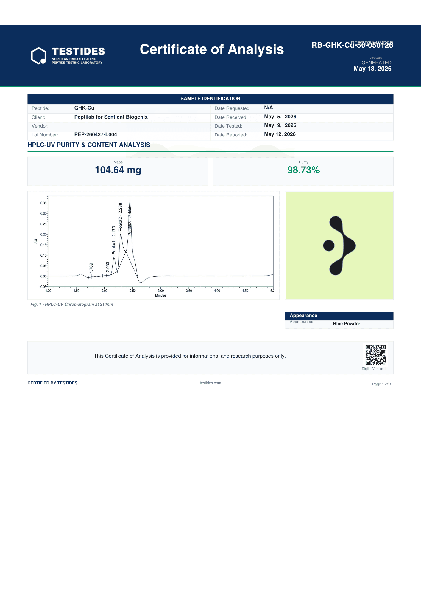 GHK-Cu 50mg - Image 2