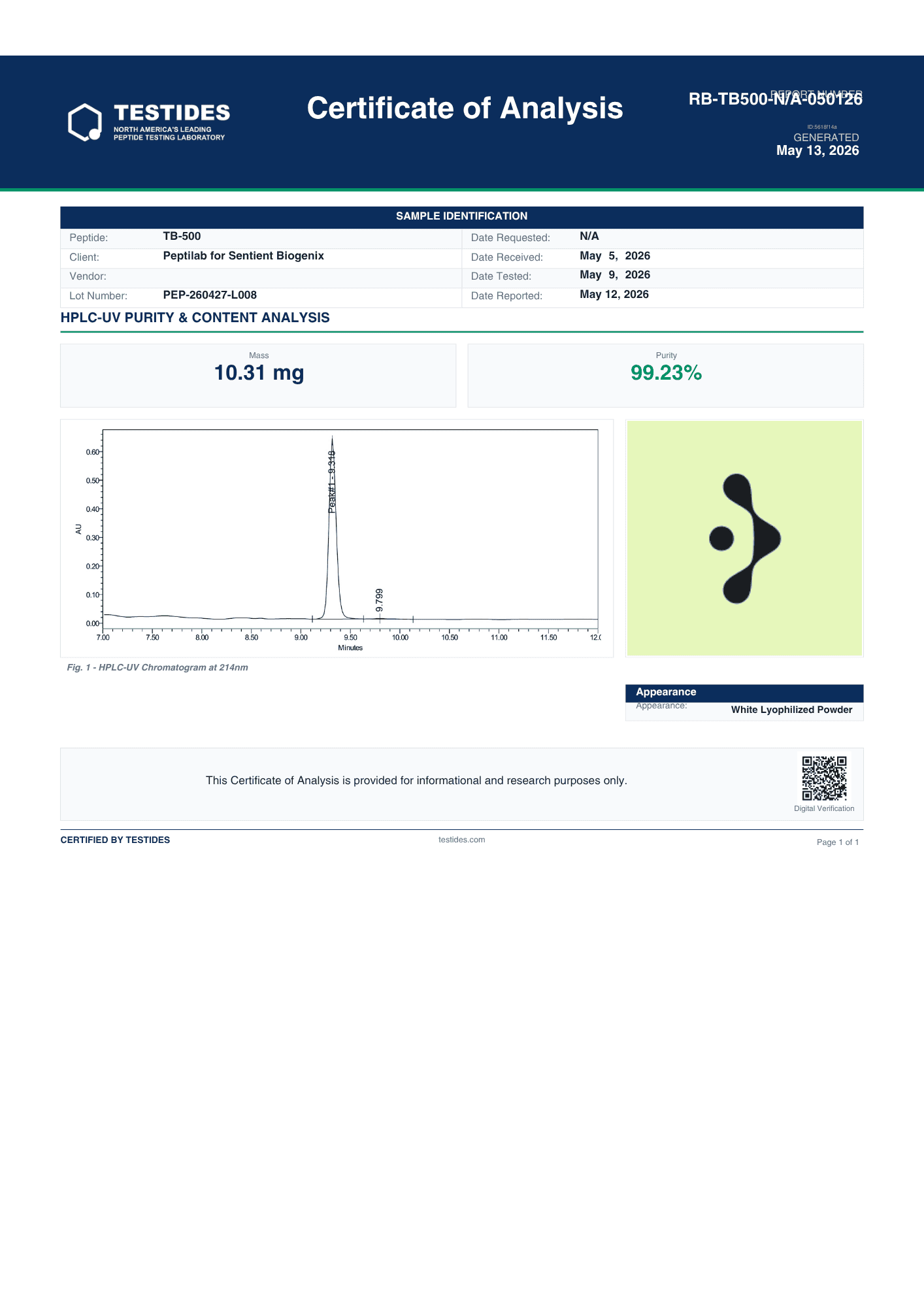 TB-500 10mg - Image 2