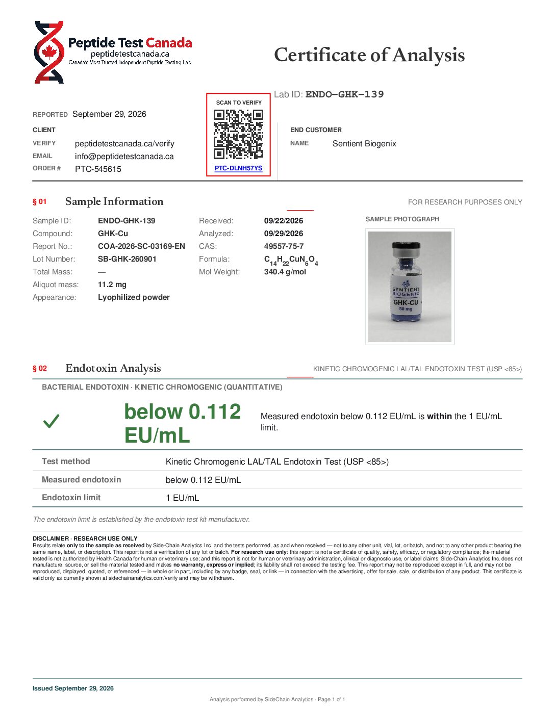 GHK-Cu 50mg - Image 3