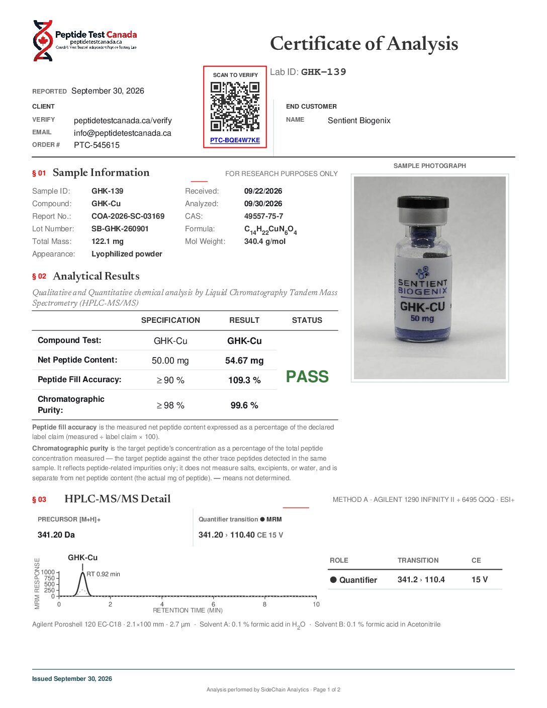 GHK-Cu 50mg - Image 2