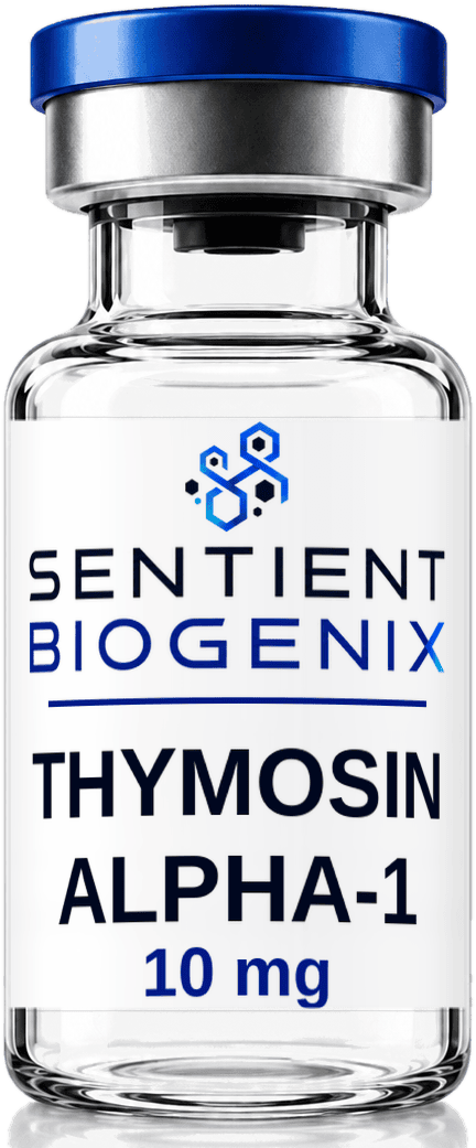 Sentient Biogenix Thymosin Alpha-1 10 mg lyophilised peptide vial